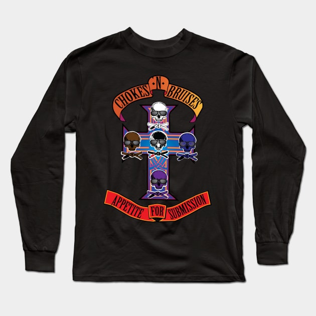 Appetite for submissions Long Sleeve T-Shirt by huwagpobjj